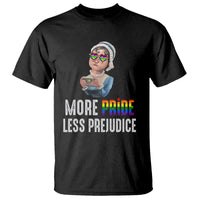 LGBT Pride T Shirt More Pride Less Prejudice Rainbow - Wonder Print Shop