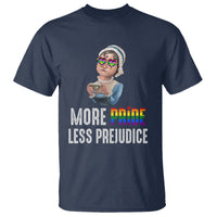 LGBT Pride T Shirt More Pride Less Prejudice Rainbow - Wonder Print Shop