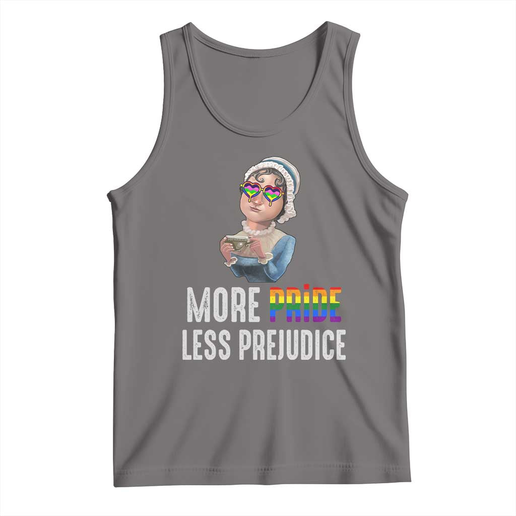 LGBT Pride Tank Top More Pride Less Prejudice Rainbow