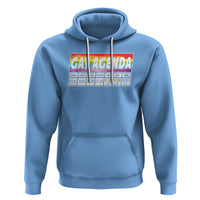 Funny Gay Agenda Weekly Schedule Pride LGBT Pride Hoodie - Wonder Print Shop