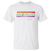 Funny Gay Agenda Weekly Schedule Pride LGBT Pride T Shirt - Wonder Print Shop
