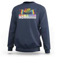Funny Gay Agenda Weekly Schedule Pride LGBT Pride Sweatshirt - Wonder Print Shop