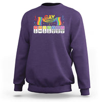 Funny Gay Agenda Weekly Schedule Pride LGBT Pride Sweatshirt - Wonder Print Shop