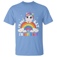 Funny LGBT Pride T Shirt I'm Not Gay I'm Super Gay Cute Unicorn Rainbow - Wonder Print Shop
