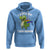 Funny Lesbian Hoodie I Love My Two Moms Rainbow Dinosaur - Wonder Print Shop