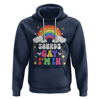 LGBT Pride Hoodie Sound Gay I'm In Rainbow - Wonder Print Shop
