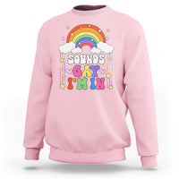 LGBT Pride Sweatshirt Sound Gay I'm In Rainbow - Wonder Print Shop