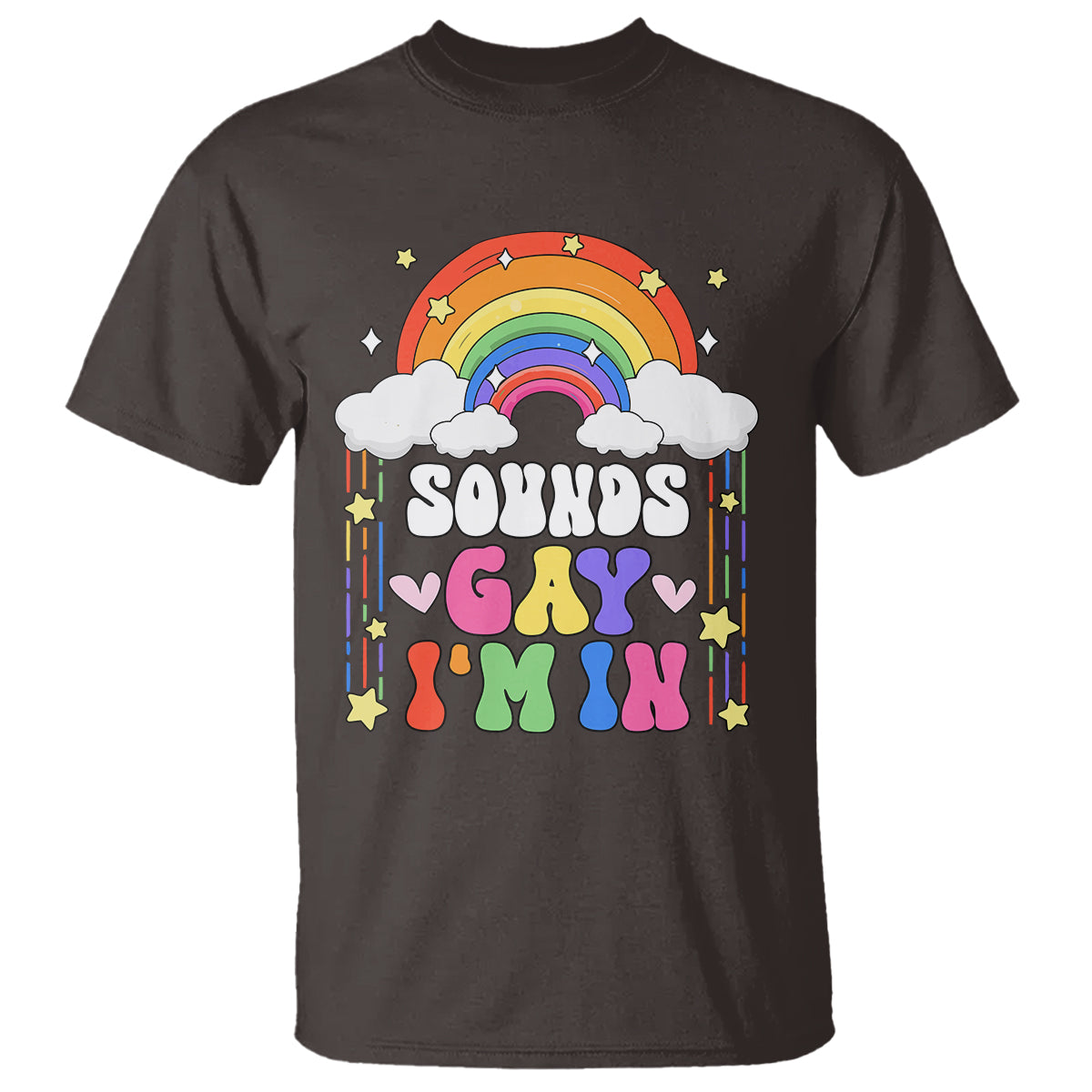 LGBT Pride T Shirt Sound Gay I'm In Rainbow - Wonder Print Shop
