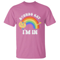LGBT Cat Lover T Shirt Sound Gay I'm In Funny Rainbow Cat - Wonder Print Shop