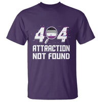 Asexual T Shirt Error 404 Attraction Not Found ACE Asexuality LGBTQ - Wonder Print Shop
