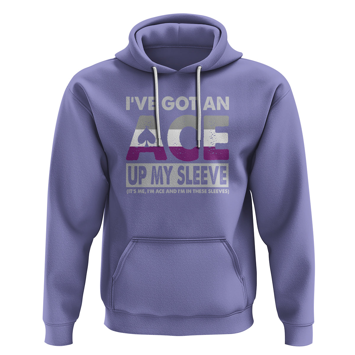 Asexual Hoodie It's Me I'm ACE And I'm In These Sleeves Asexuality LGBTQ - Wonder Print Shop