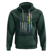 LGBT Veteran Hoodie American Flag Rainbow Military Army - Wonder Print Shop