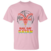 Hail Gay Satan T Shirt Skull Goth Baphomet Devil LGBT Pride - Wonder Print Shop