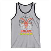 Hail Gay Satan Tank Top Skull Goth Baphomet Devil LGBT Pride