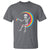 Pansexual Pride T Shirt Skeleton Drinking Coffee LGBTQ Pan Flag - Wonder Print Shop