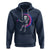 Bisexual Pride Hoodie Skeleton Drinking Coffee LGBTQ Bi Flag - Wonder Print Shop
