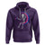 Bisexual Pride Hoodie Skeleton Drinking Coffee LGBTQ Bi Flag - Wonder Print Shop