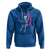 Bisexual Pride Hoodie Skeleton Drinking Coffee LGBTQ Bi Flag - Wonder Print Shop