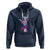 Pansexual Pride Hoodie Skeleton Rock Hand LGBTQ Pans Flag - Wonder Print Shop