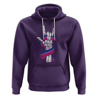 Pansexual Pride Hoodie Skeleton Rock Hand LGBTQ Pans Flag - Wonder Print Shop
