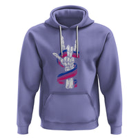Pansexual Pride Hoodie Skeleton Rock Hand LGBTQ Pans Flag - Wonder Print Shop