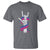 Pansexual Pride T Shirt Skeleton Rock Hand LGBTQ Pans Flag - Wonder Print Shop