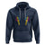 Bisexual Pride Hoodie Skeleton Rock Hand LGBTQ Bi Flag - Wonder Print Shop