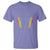 Bisexual Pride T Shirt Skeleton Rock Hand LGBTQ Bi Flag - Wonder Print Shop