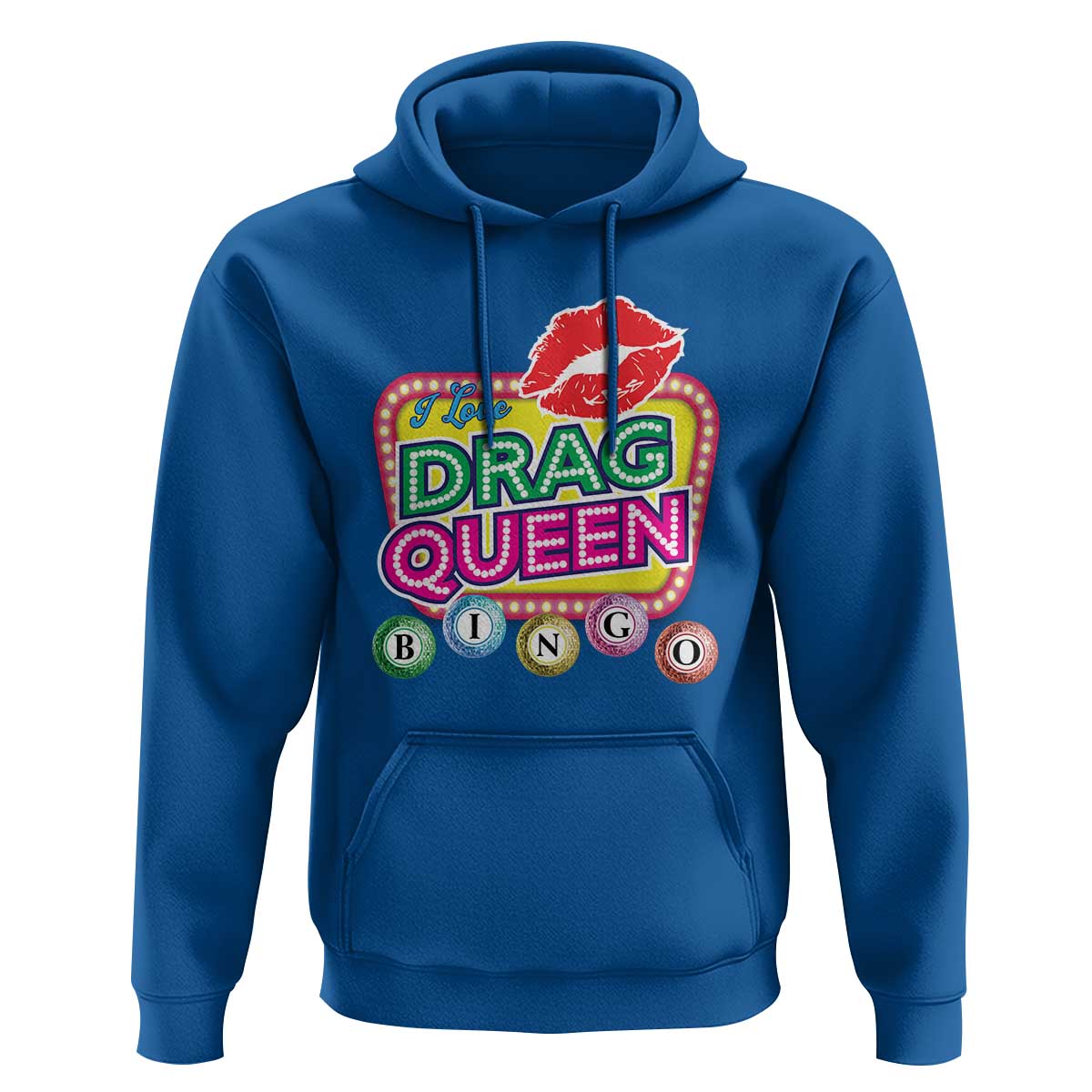 Drag Queen Hoodie I Love Drag Queen Bingo Fan LGBTQ