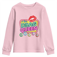 Drag Queen Youth Sweatshirt I Love Drag Queen Bingo Fan LGBTQ