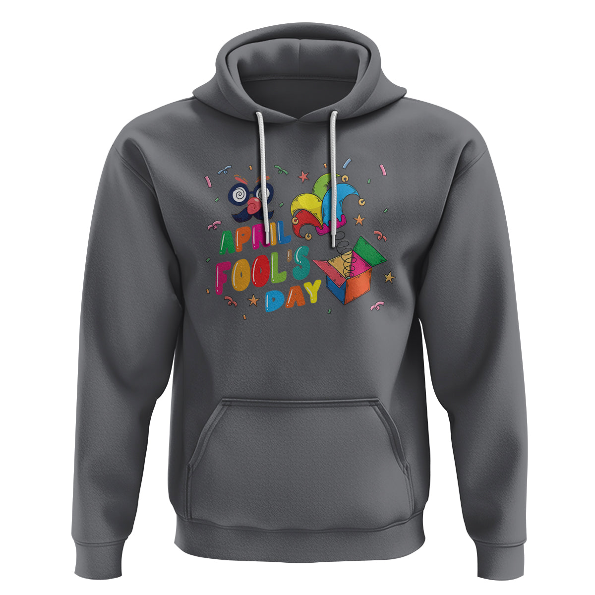 Funny April Fool's Day Pranks Jester Hat Hoodie - Wonder Print Shop