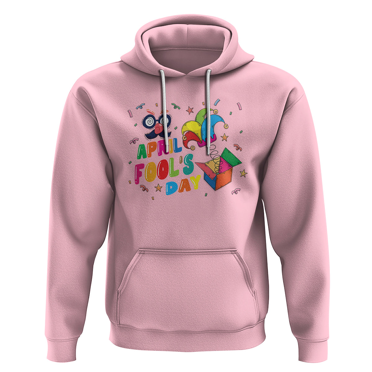 Funny April Fool's Day Pranks Jester Hat Hoodie - Wonder Print Shop
