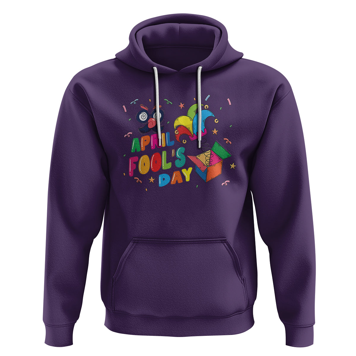 Funny April Fool's Day Pranks Jester Hat Hoodie - Wonder Print Shop