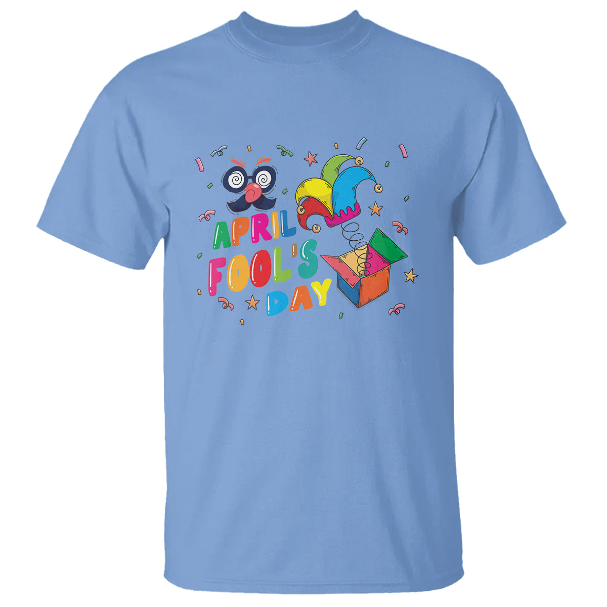 Funny April Fool's Day Pranks Jester Hat T Shirt - Wonder Print Shop