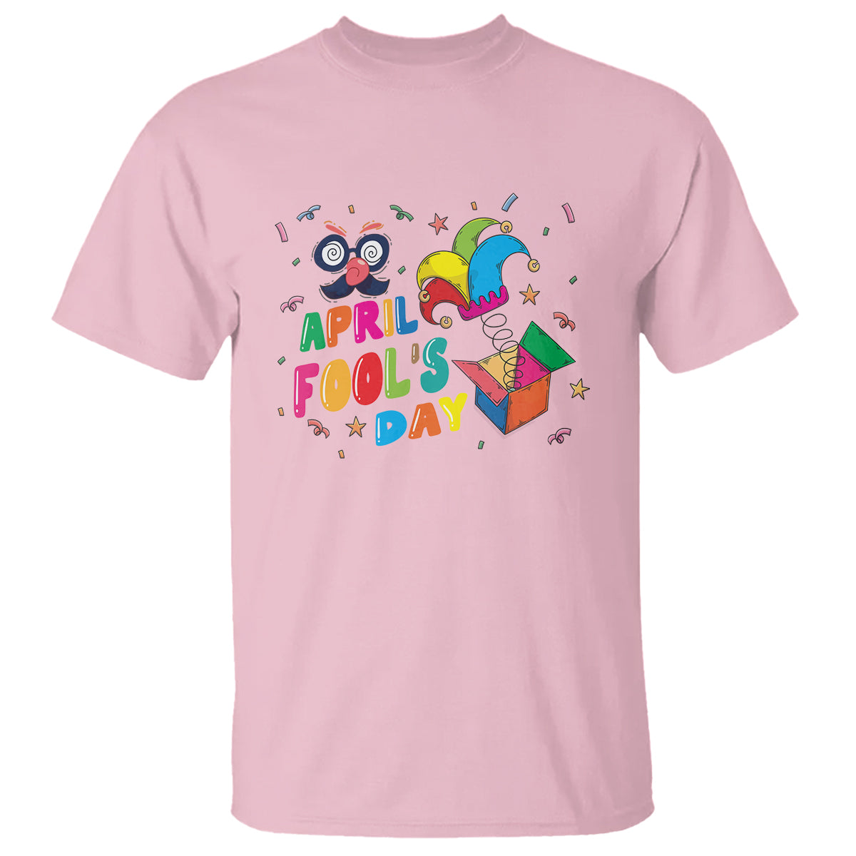 Funny April Fool's Day Pranks Jester Hat T Shirt - Wonder Print Shop