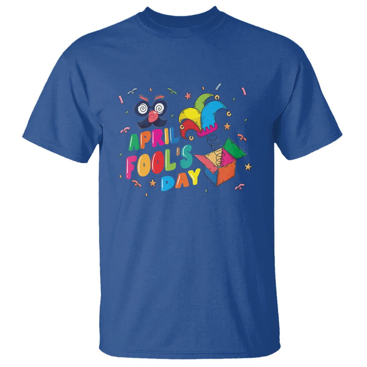 Funny April Fool's Day Pranks Jester Hat T Shirt - Wonder Print Shop