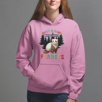Just A Girl Who Loves Ferrets Cute Hoodie - Wonder Print Shop
