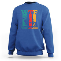 WTF Where's The Ferret Funny Sweatshirt - Wonder Print Shop