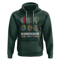 Neurodiversity Hoodie We All Think Differently Autism ADHD ASD - Wonder Print Shop
