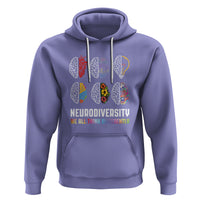 Neurodiversity Hoodie We All Think Differently Autism ADHD ASD - Wonder Print Shop