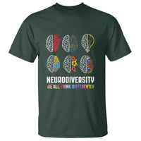 Neurodiversity T Shirt We All Think Differently Autism ADHD ASD - Wonder Print Shop
