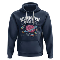 Neurodiversity Hoodie Neurodiverse Funny Brain Universe Autism ADHD ASD - Wonder Print Shop