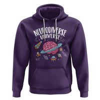 Neurodiversity Hoodie Neurodiverse Funny Brain Universe Autism ADHD ASD - Wonder Print Shop