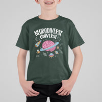 Neurodiversity T Shirt For Kid Neurodiverse Funny Brain Universe Autism ADHD ASD - Wonder Print Shop