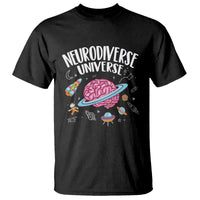 Neurodiversity T Shirt Neurodiverse Funny Brain Universe Autism ADHD ASD - Wonder Print Shop