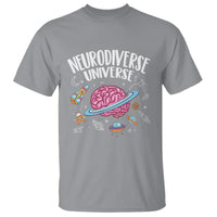 Neurodiversity T Shirt Neurodiverse Funny Brain Universe Autism ADHD ASD - Wonder Print Shop