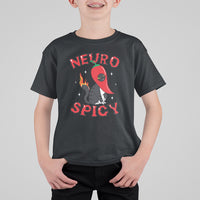 Neurodiversity T Shirt For Kid Neuro Spicy Funny Cat Lover Autism ADHD ASD - Wonder Print Shop