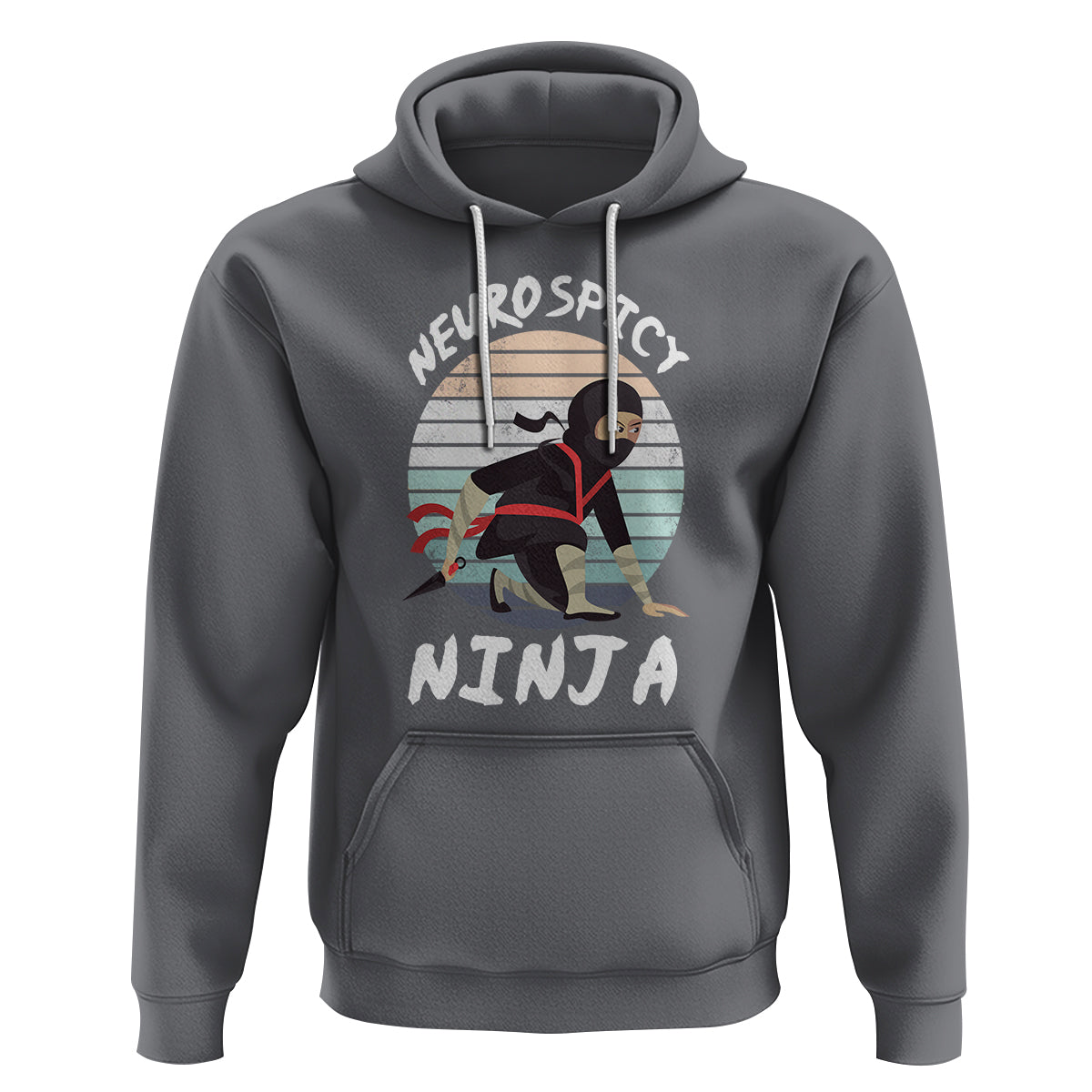 Neurodiversity Hoodie Neurospicy Ninja Autism ADHD ASD - Wonder Print Shop