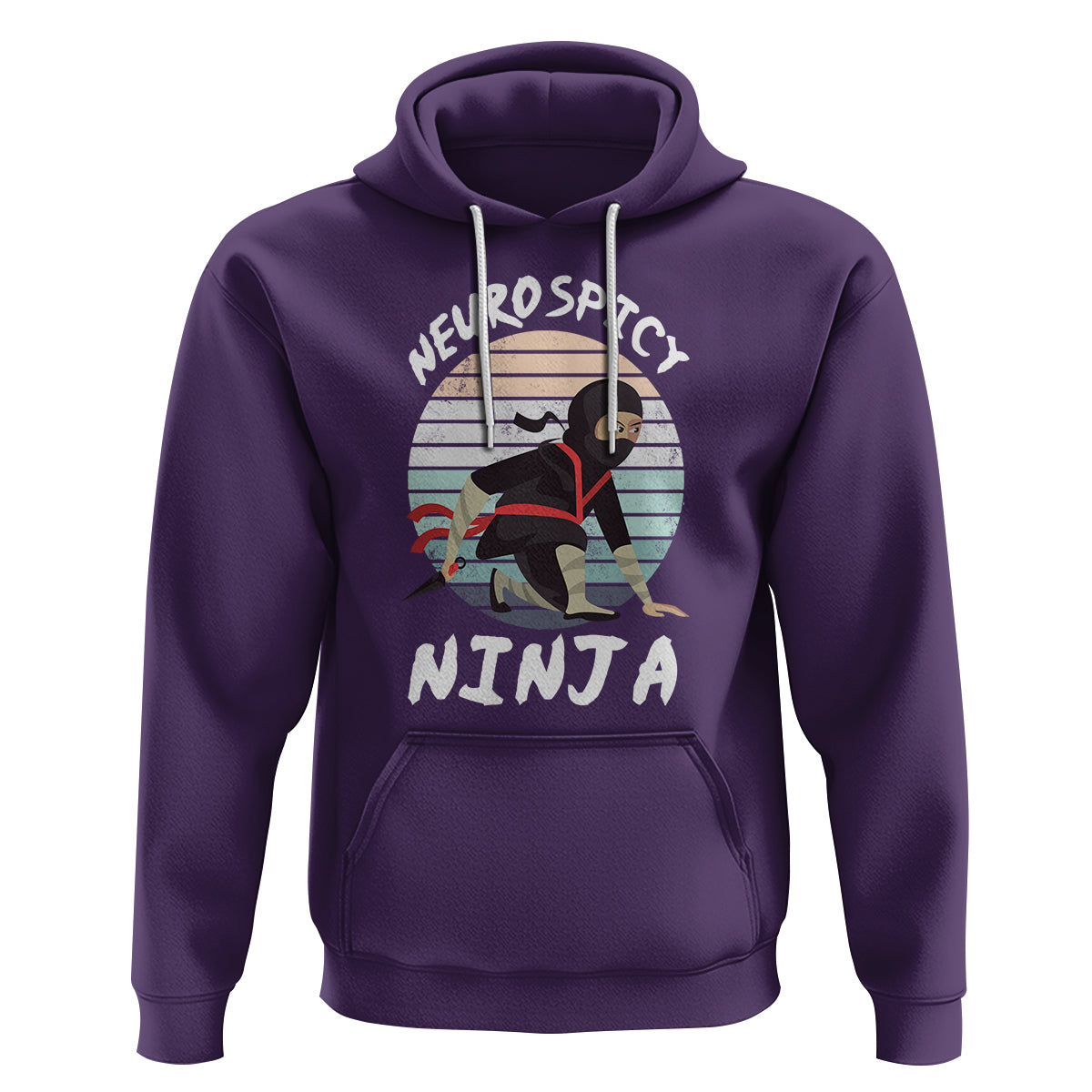 Neurodiversity Hoodie Neurospicy Ninja Autism ADHD ASD - Wonder Print Shop