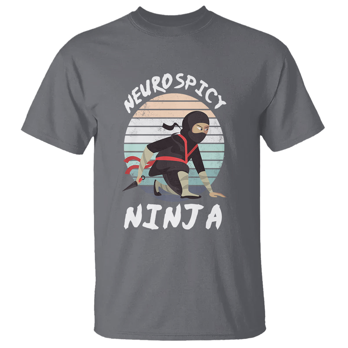Neurodiversity T Shirt Neurospicy Ninja Autism ADHD ASD - Wonder Print Shop